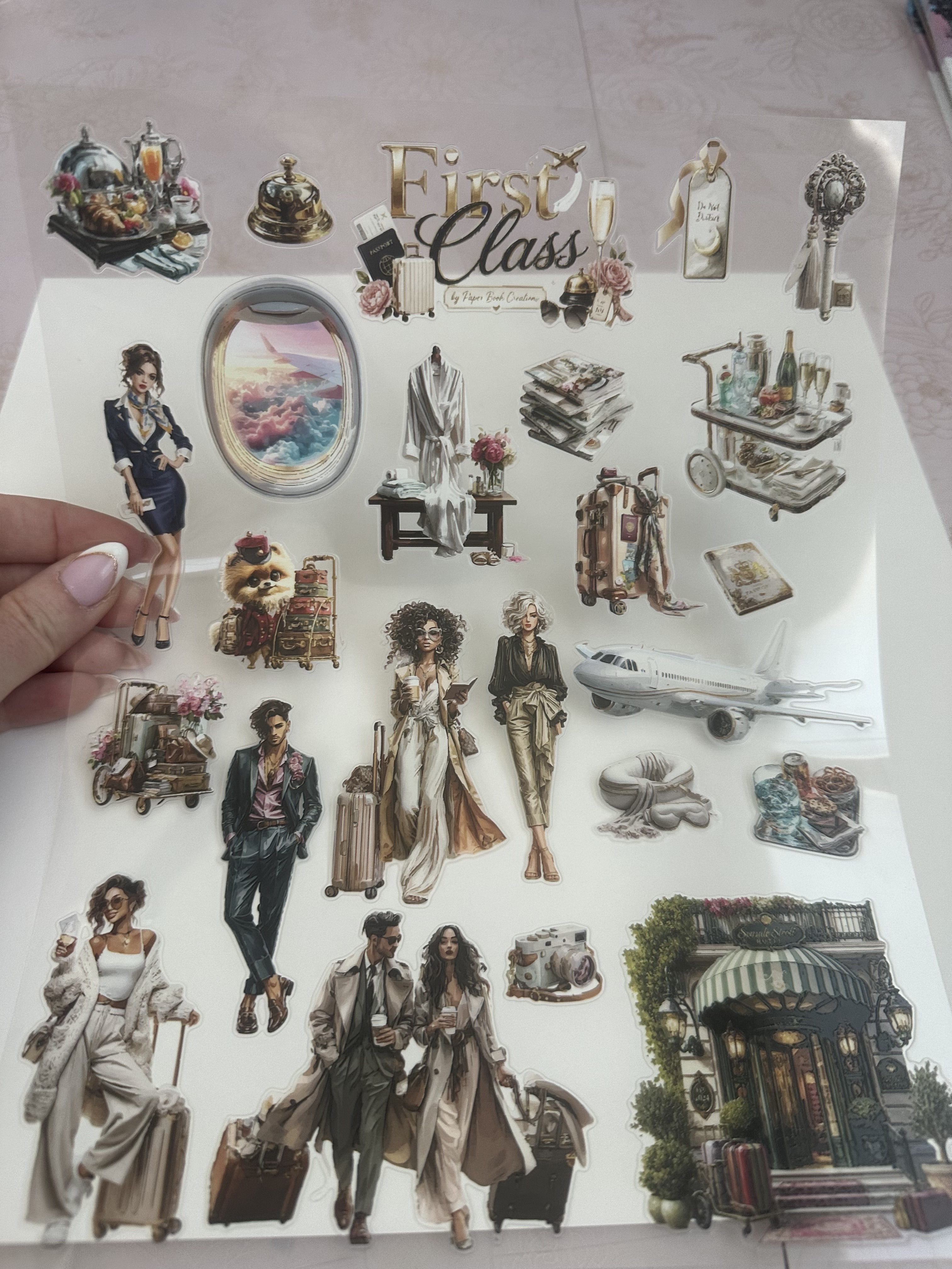 First Class Sticker Sheet