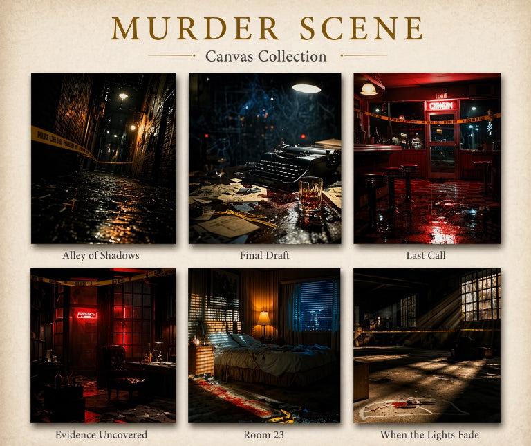 Murder Scene Canvas (ATC/Spread)