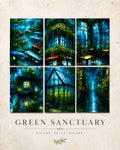Green Sanctuary Canvas (ATC/Spread)