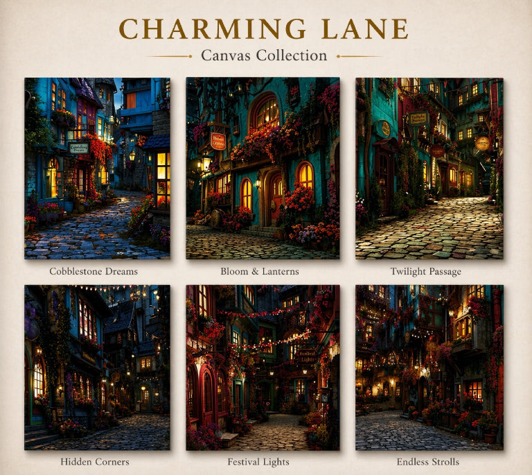 Charming Lane Canvas (ATC/Spread)
