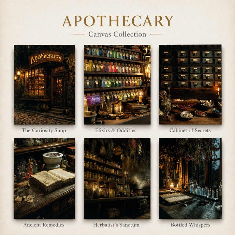 Apothecary Canvas (ATC/Spread)