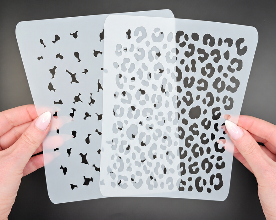 Leopard Layered Stencil Set