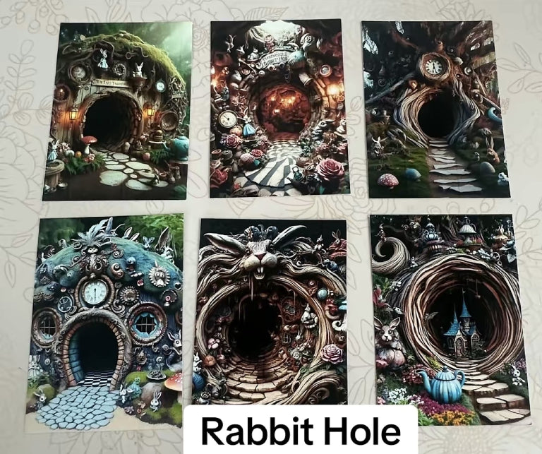 Rabbit Hole Canvas (ATC/Spread)