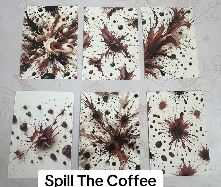Spill The Coffee Canvas (ATC/Spread)