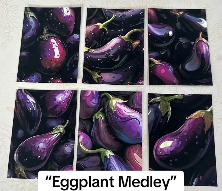 Eggplant Medley Canvas (ATC/Spread)