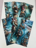 Turquoise Tide Canvas (Skinny)