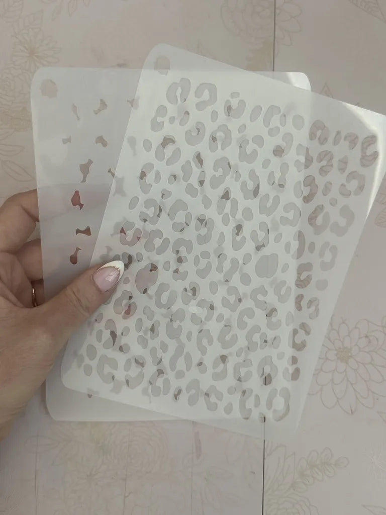 Leopard Layered Stencil Set